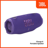 JBL - Charge 6 Portable Bluetooth Speaker - Purple